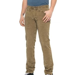 MENS LEVIS 511 SLIM FIT CORDUROY PANTS BBQ BROWN